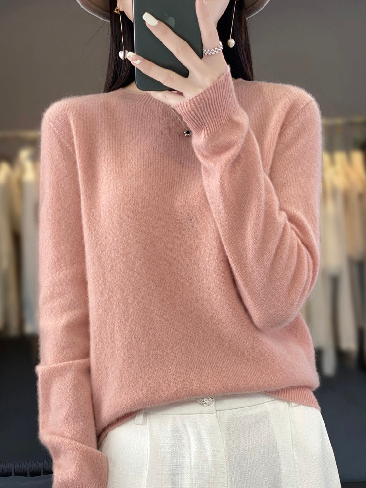 Anette - Varm cashmere-striktrøje