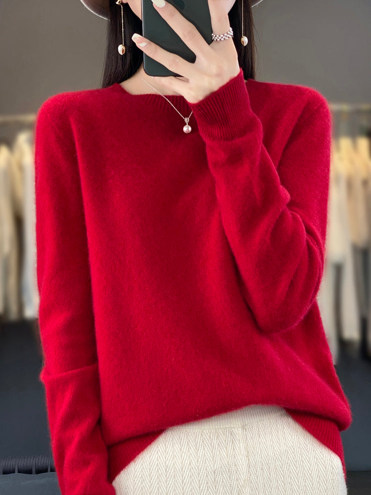 Anette - Varm cashmere-striktrøje