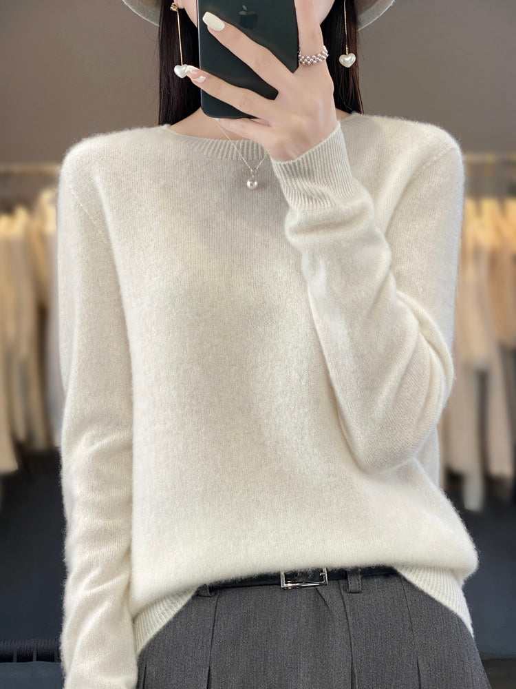 Anette - Varm cashmere-striktrøje