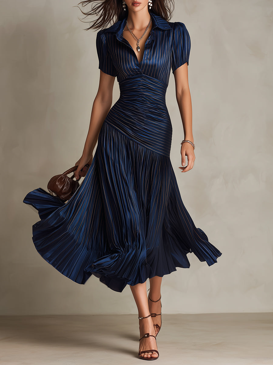 Manon - Elegant satinkjole