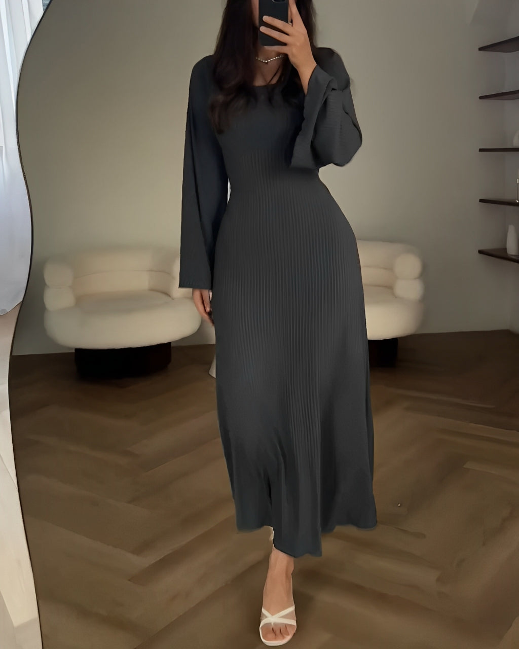 Gabriella - Elegant lang kjole