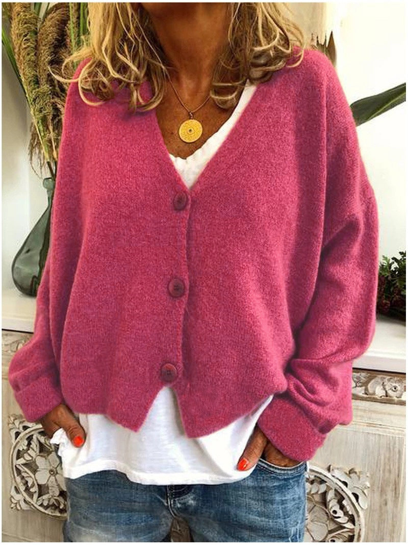 Scarlett - Elegant Strikket Cardigan