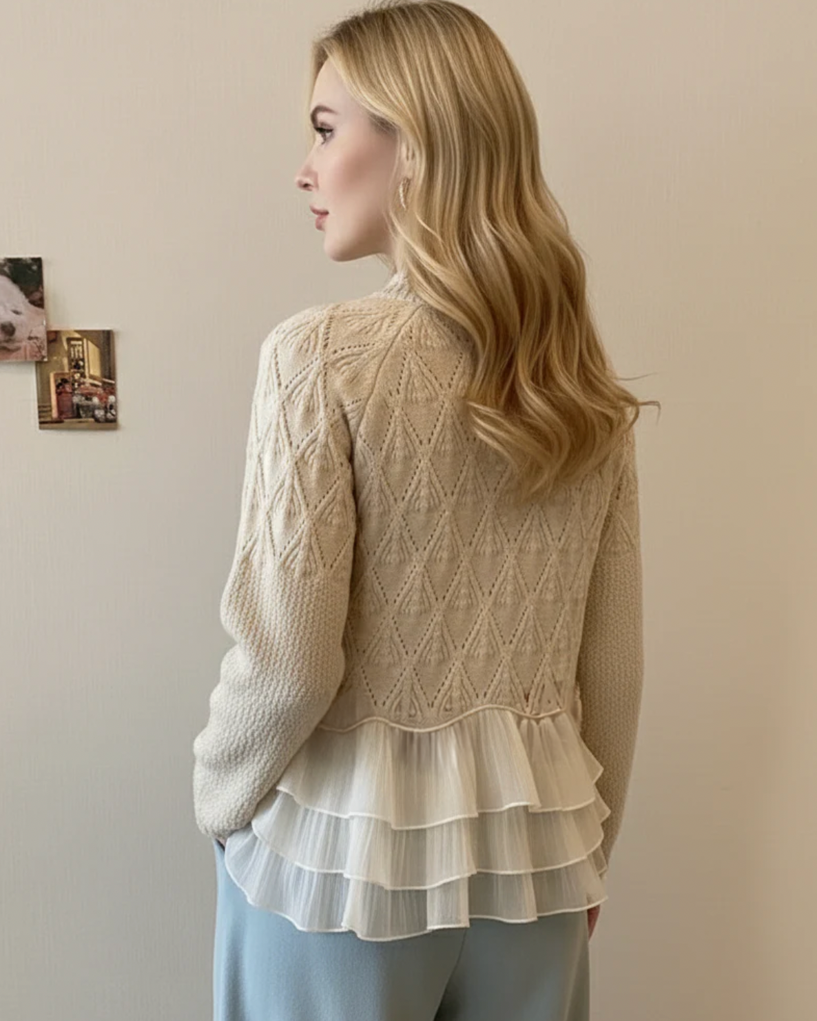 Taylor - Charmerende strikcardigan