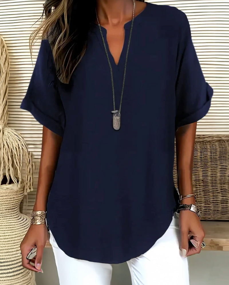 Véronique - Elegant afslappet bluse