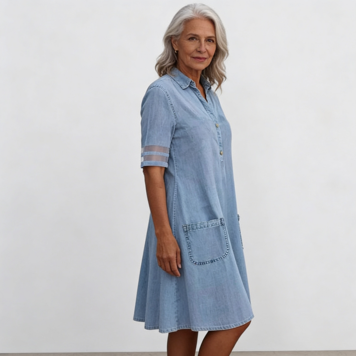 Bretagne - Elegant Denimkjole