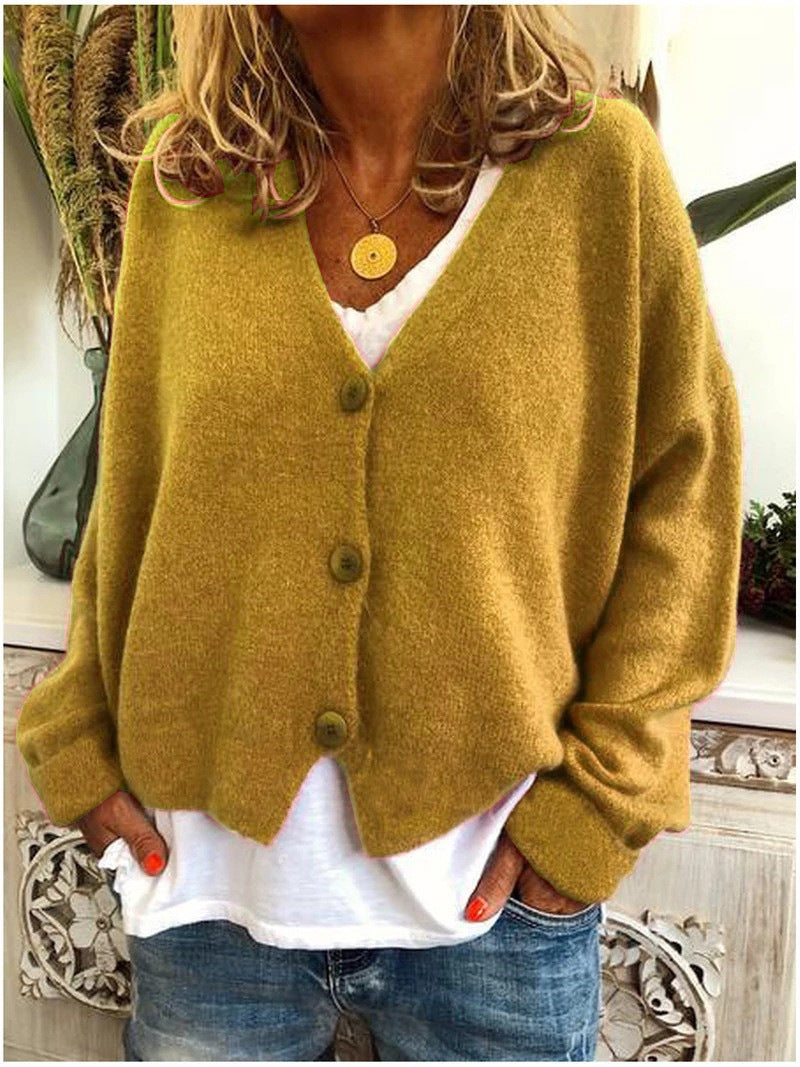 Scarlett - Elegant Strikket Cardigan
