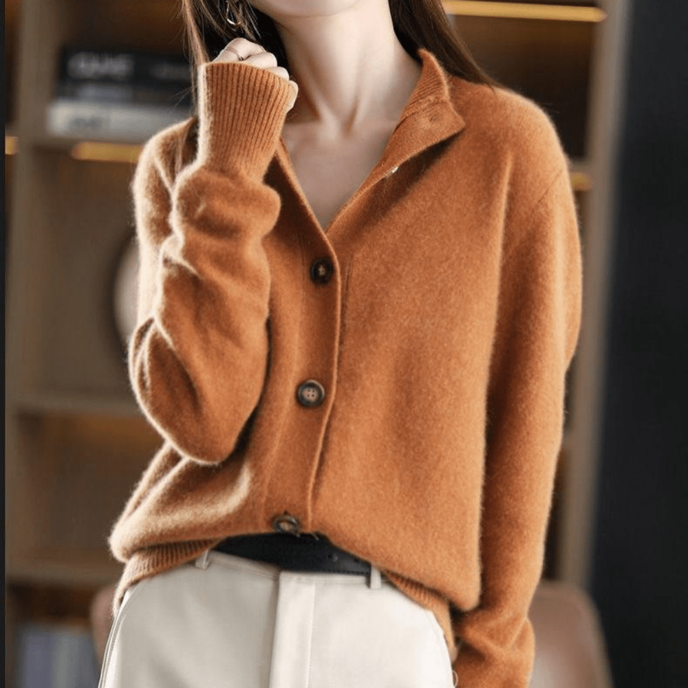 Annie - Elegant cardigan i kashmir