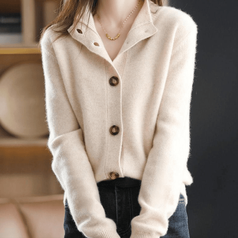 Annie - Elegant cardigan i kashmir