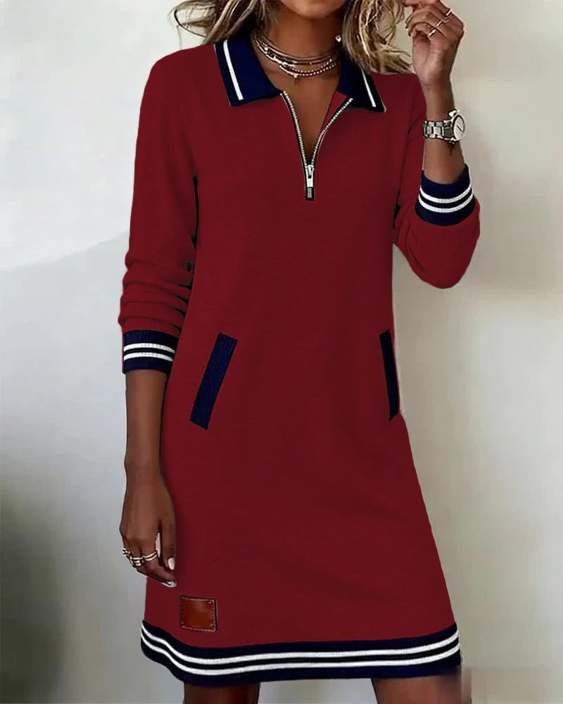 Nadege - Elegant sporty-chic kjole