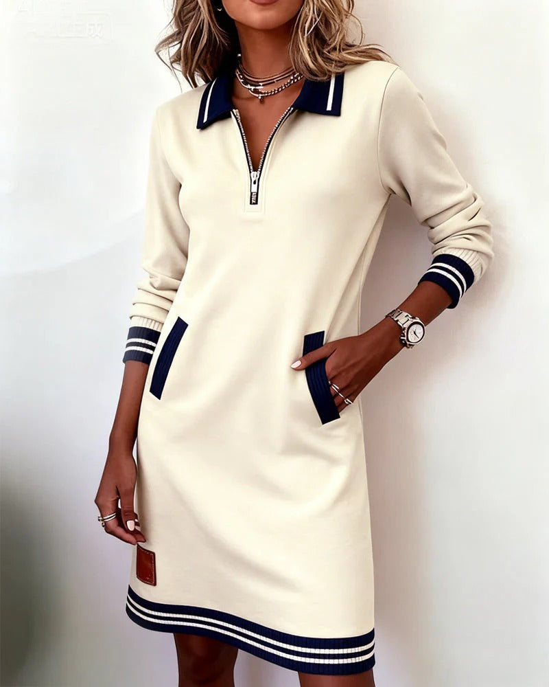 Nadege - Elegant sporty-chic kjole