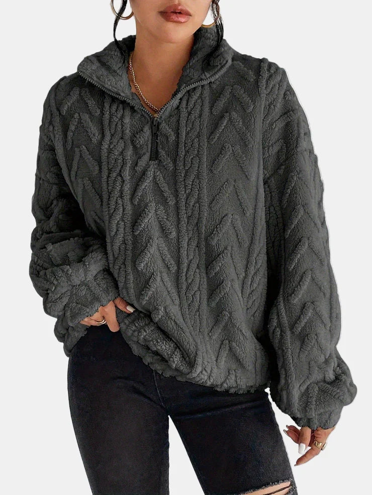Marie - Elegant og behagelig cardigan med lynlås