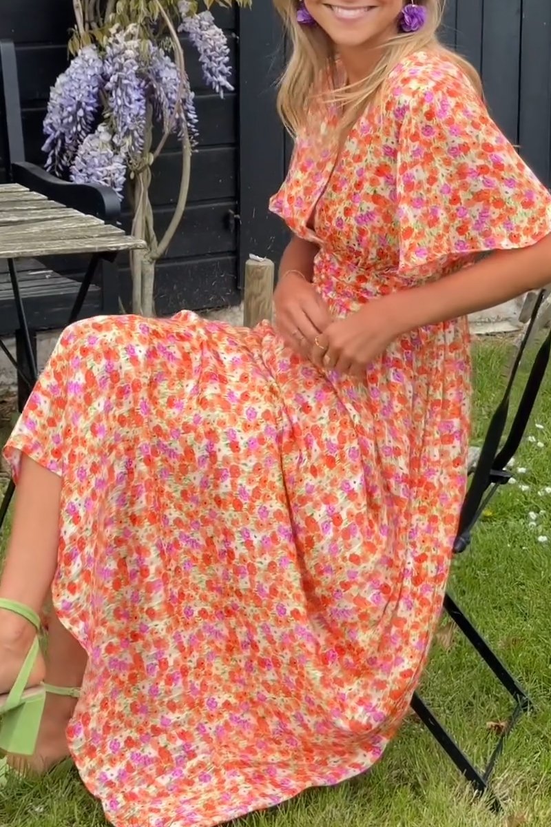 Pauline - Romantisk blomsterkjole