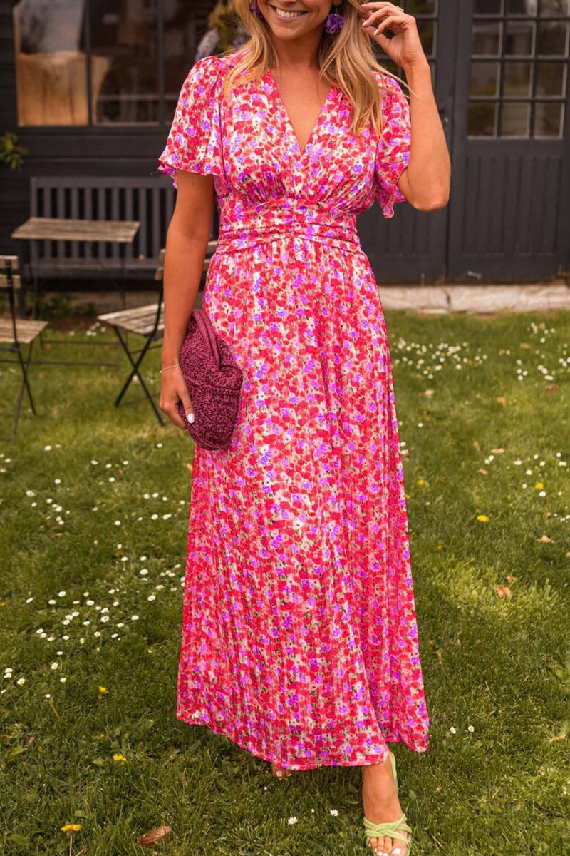 Pauline - Romantisk blomsterkjole