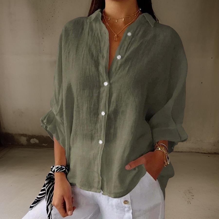 Linda - Elegant hørbluse