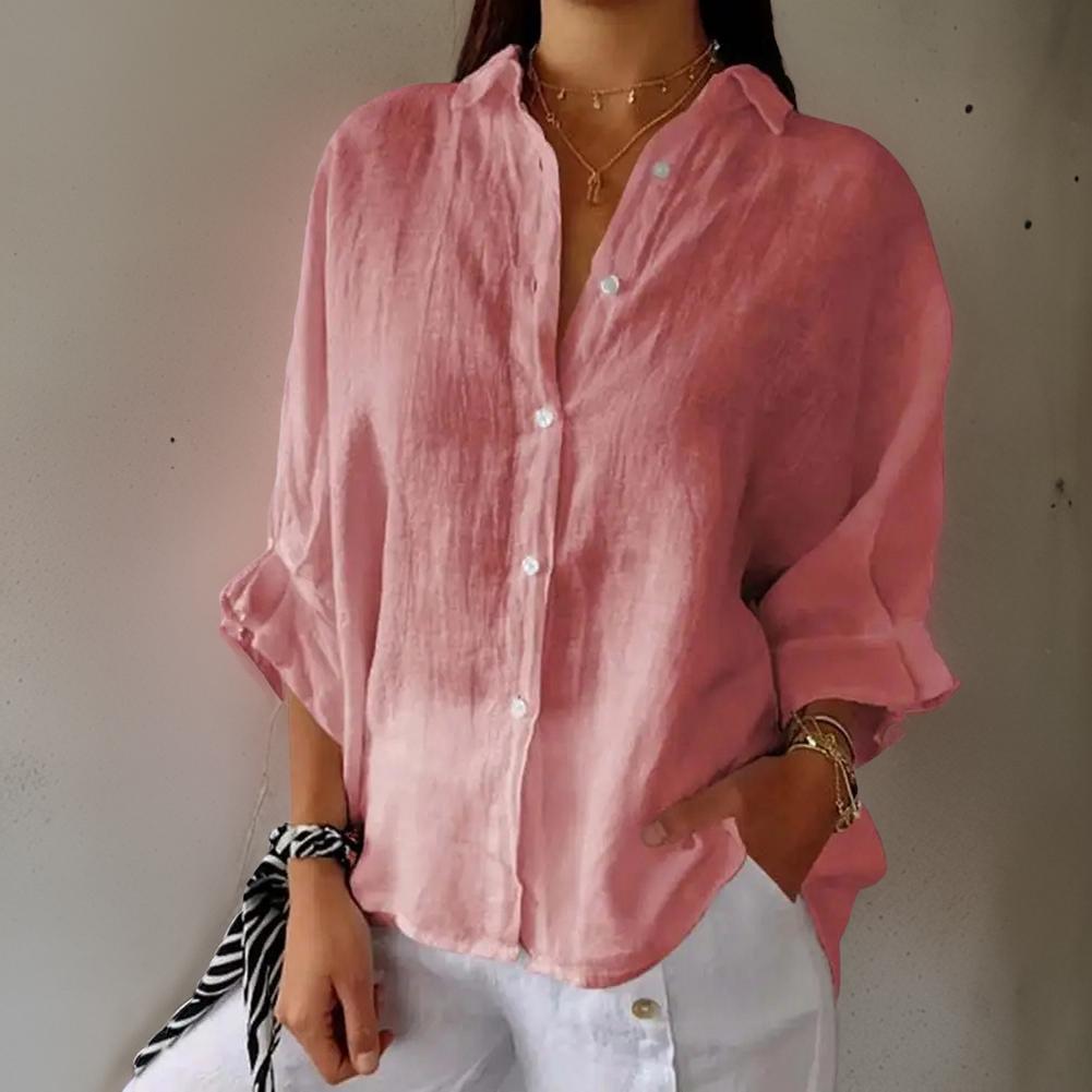 Linda - Elegant hørbluse