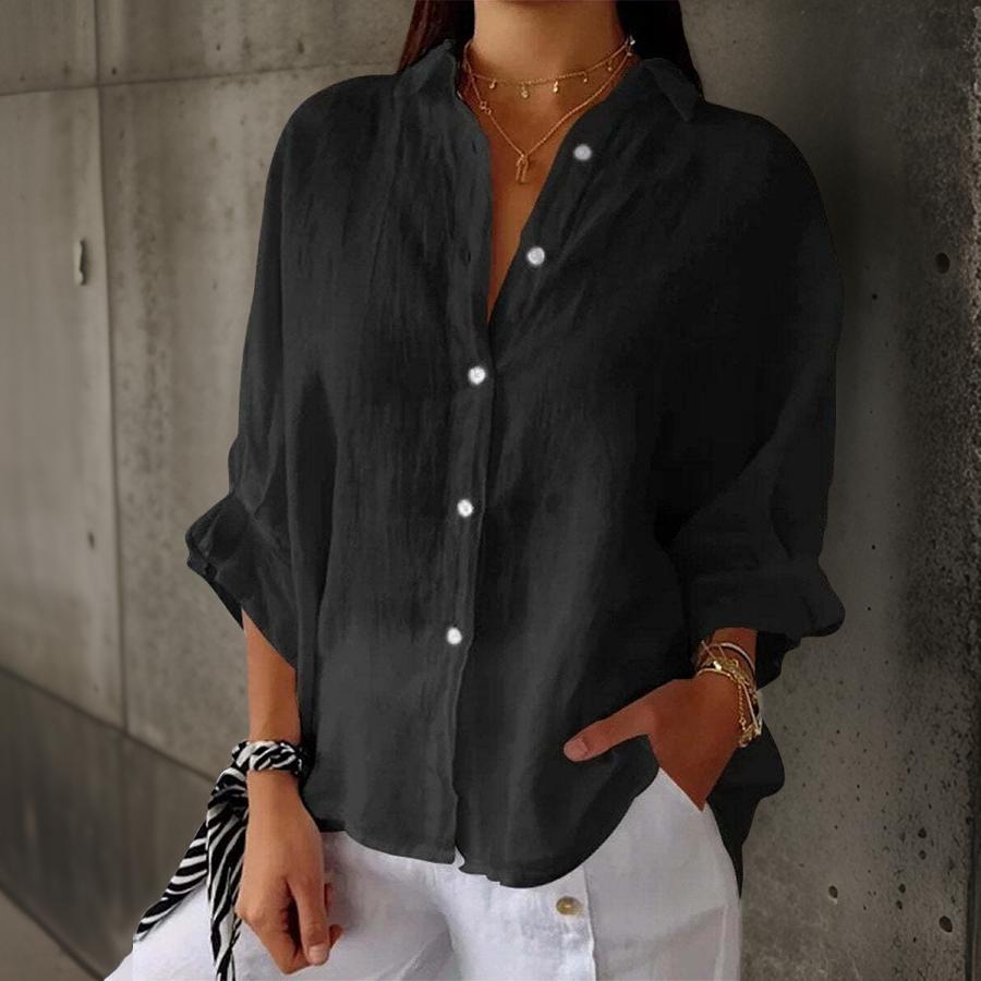 Linda - Elegant hørbluse