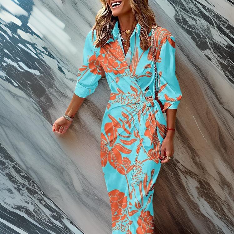 Amira - Elegant wrap-kjole