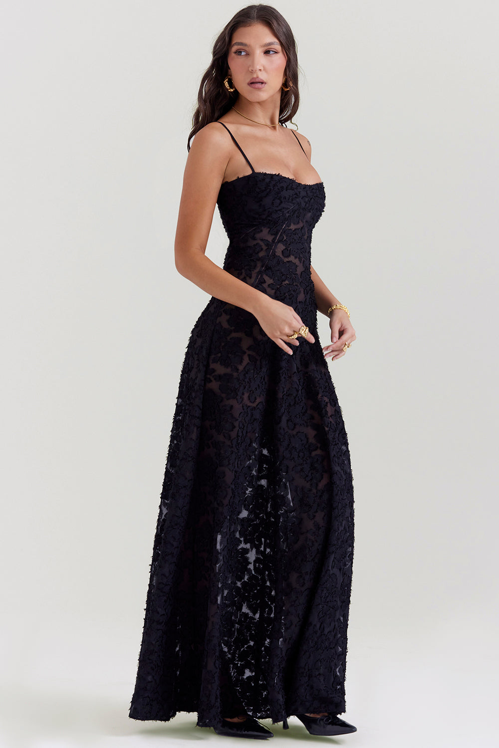 Paulette - Elegant lang kjole