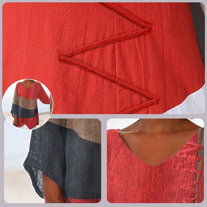 Elayne - Elegant bluse med print