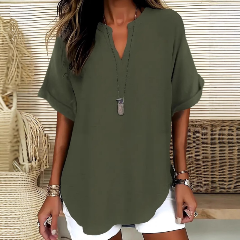 Véronique - Elegant afslappet bluse