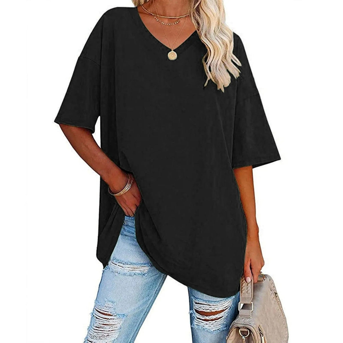 Gisele - Elegant T-shirt i bomuld