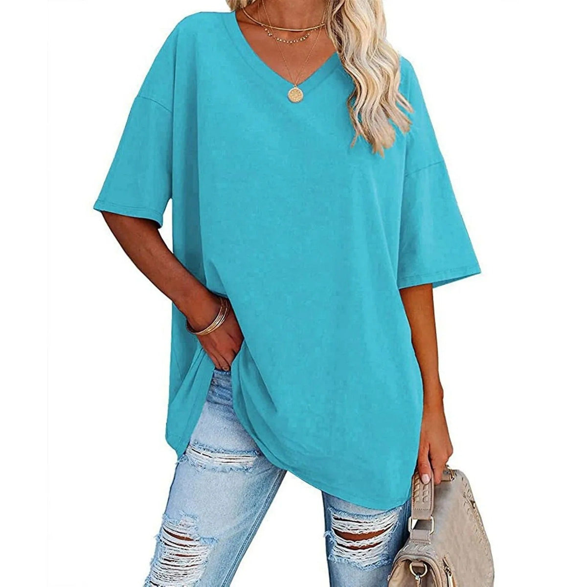 Gisele - Elegant T-shirt i bomuld