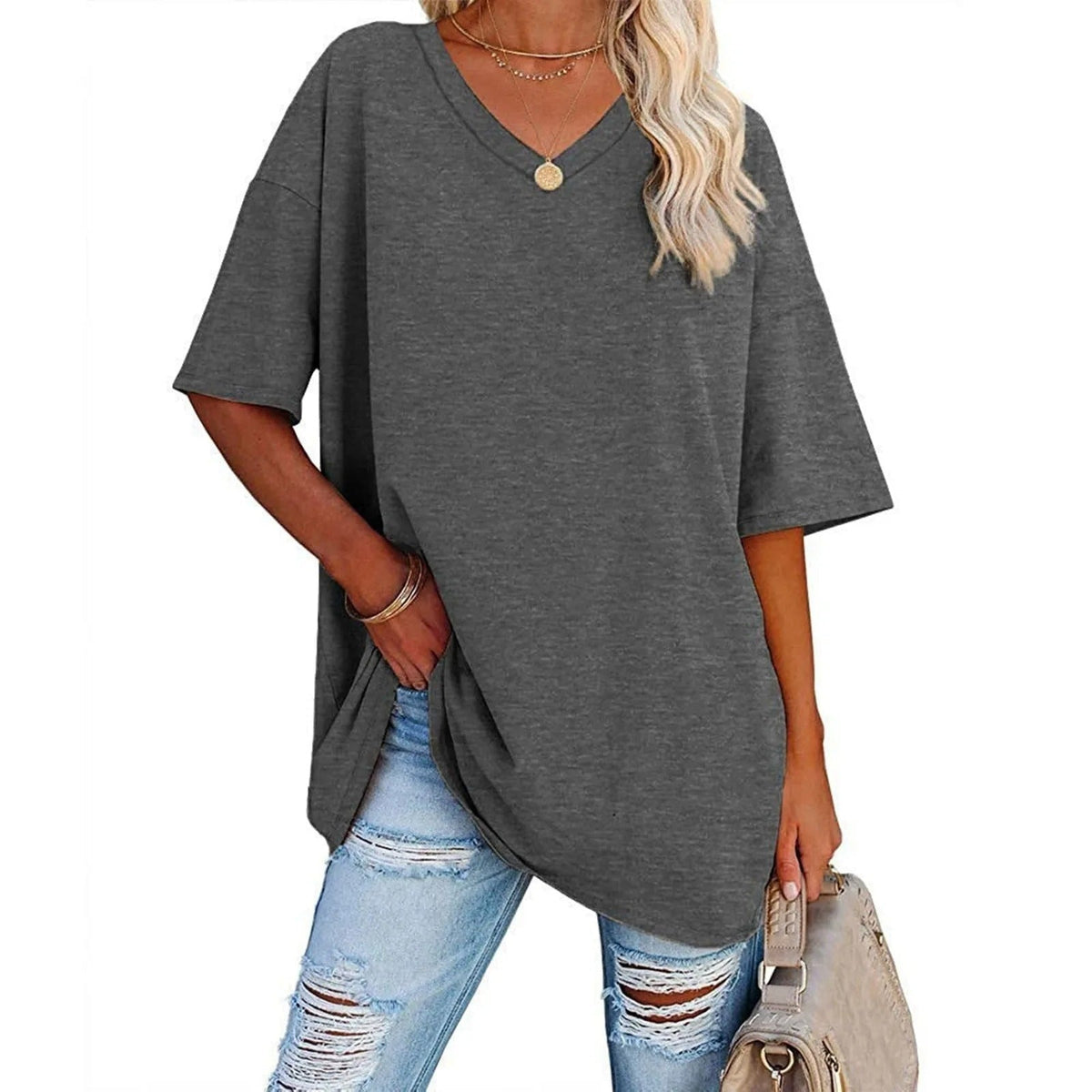 Gisele - Elegant T-shirt i bomuld