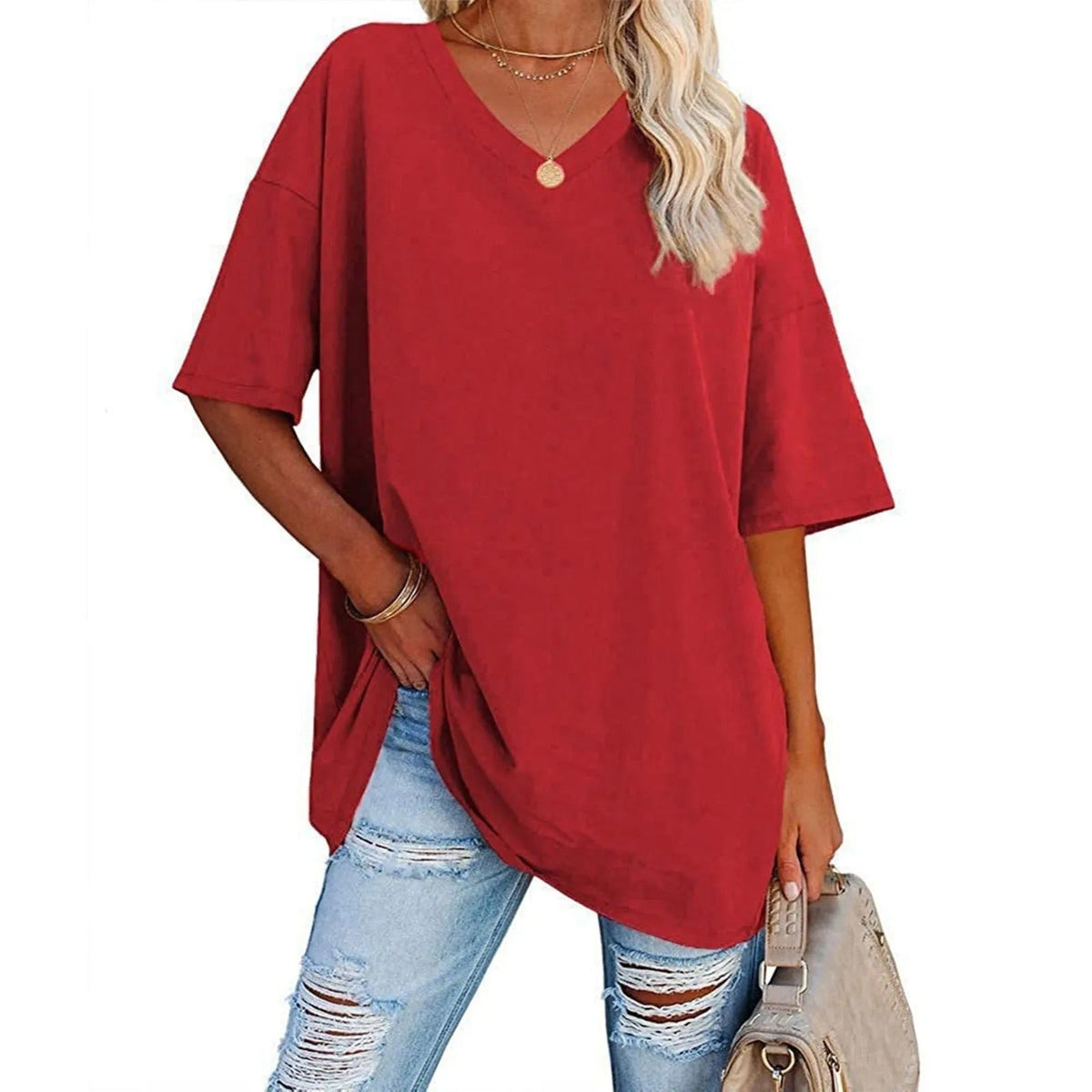 Gisele - Elegant T-shirt i bomuld